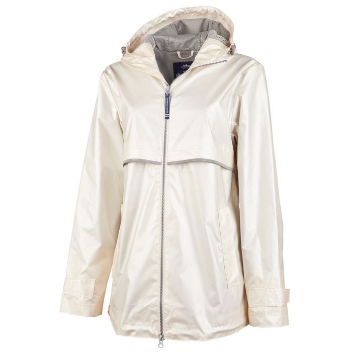 Ivory Charles River Rain Jacket - Main Image
