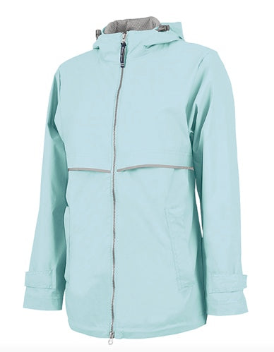 Aqua Charles River Rain Jacket - Main Image