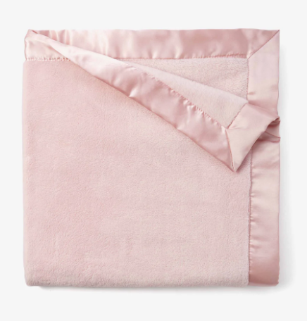 Light Pink Elegant Baby Large Blanket