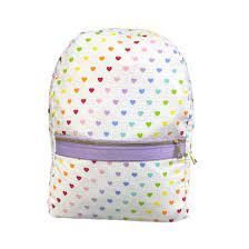 Rainbow Hearts Medium Backpack