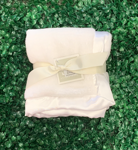White Elegant Baby Small Blanket