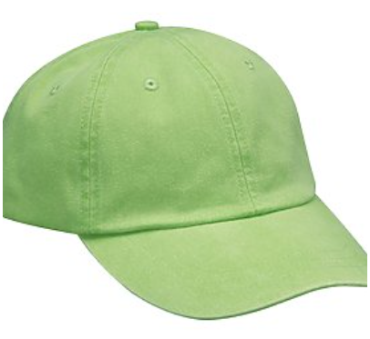 Lime Green Chenille Cap
