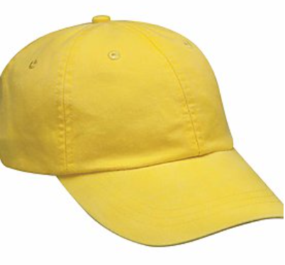 Yellow Chenille Cap